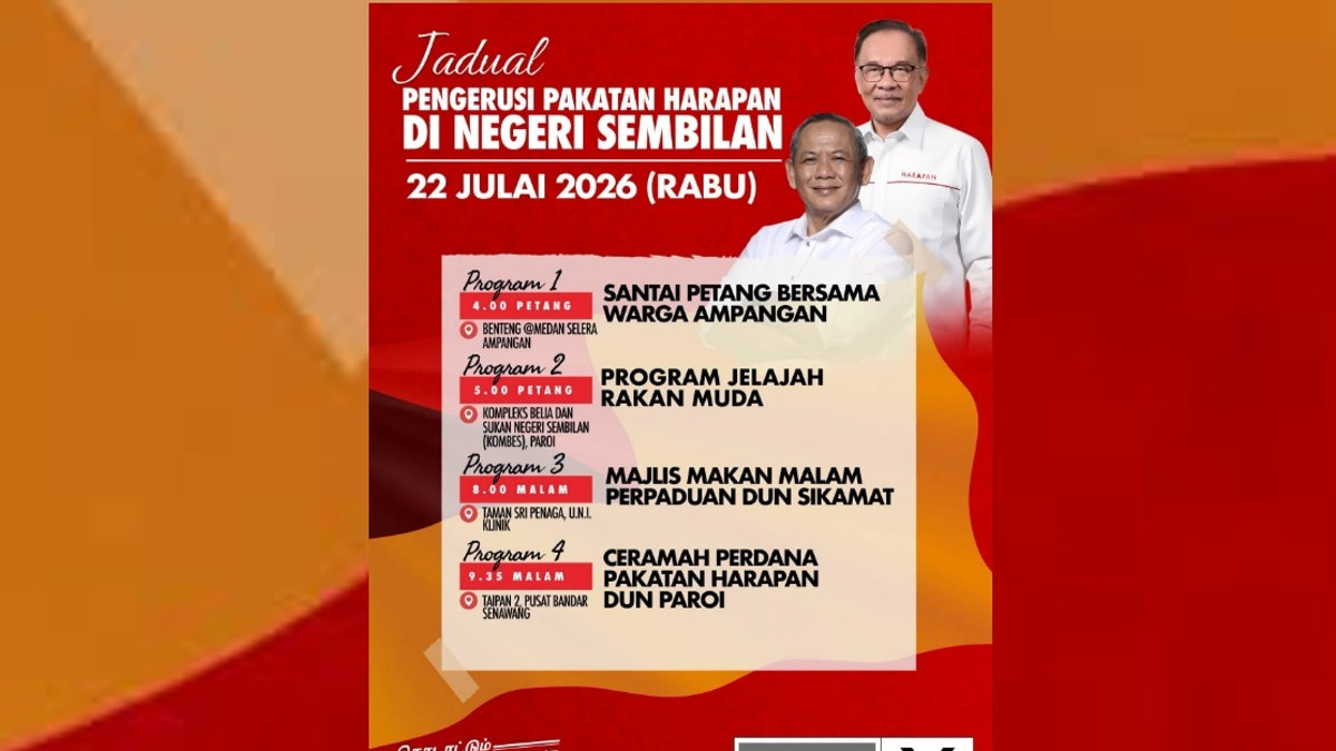 Anwar Launches Negeri Sembilan Campaign Push with Multi-Location Tour