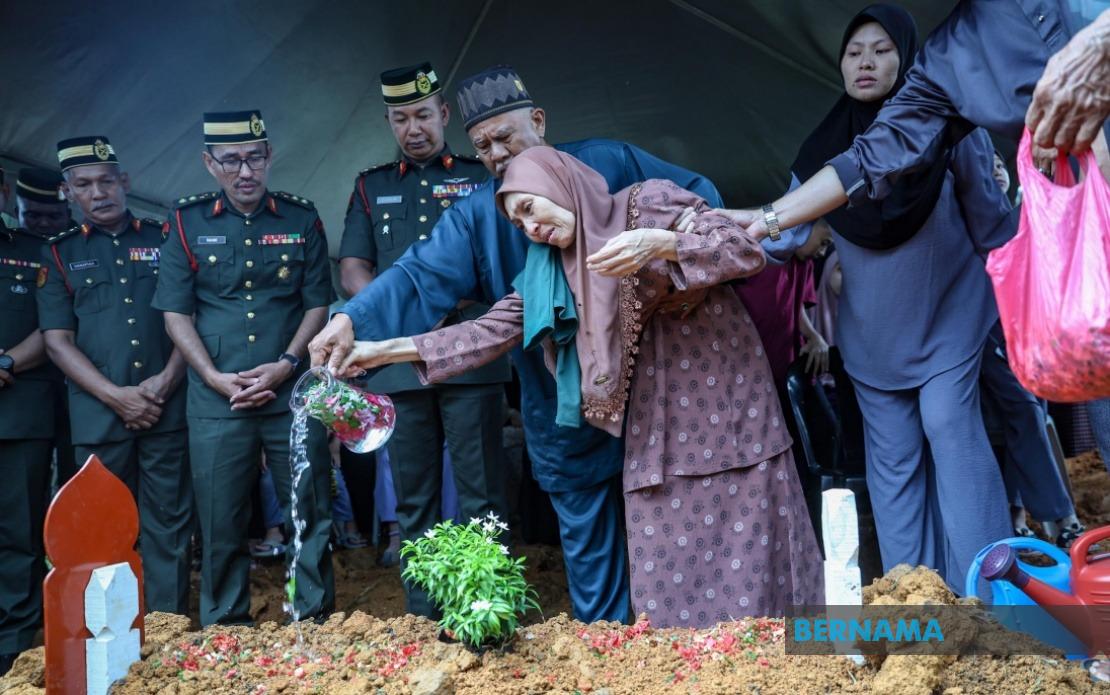 Malaysian Army Private Siti Khadijah Laid To Rest Following Grenade Training Accident