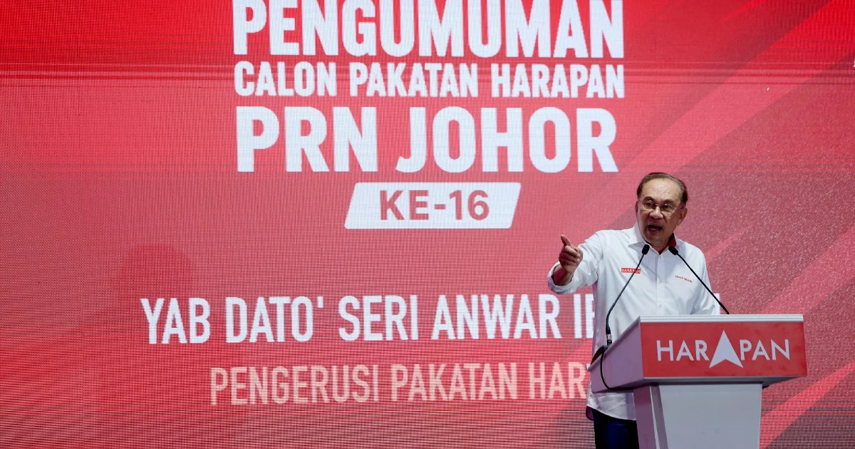 Anwar Pushes Johor Officials to Demand Answers on State Revenue Disparities