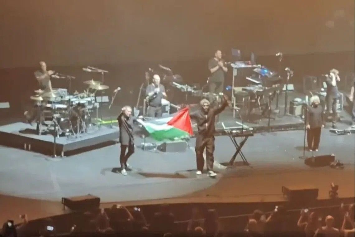 Massive Attack barred from Singapore after Palestinian flag incident at concert