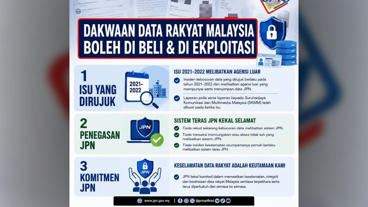 Data Leak Tied to Pre-2022 Breaches, Not Current Systems, Says Malaysia's National Security Council