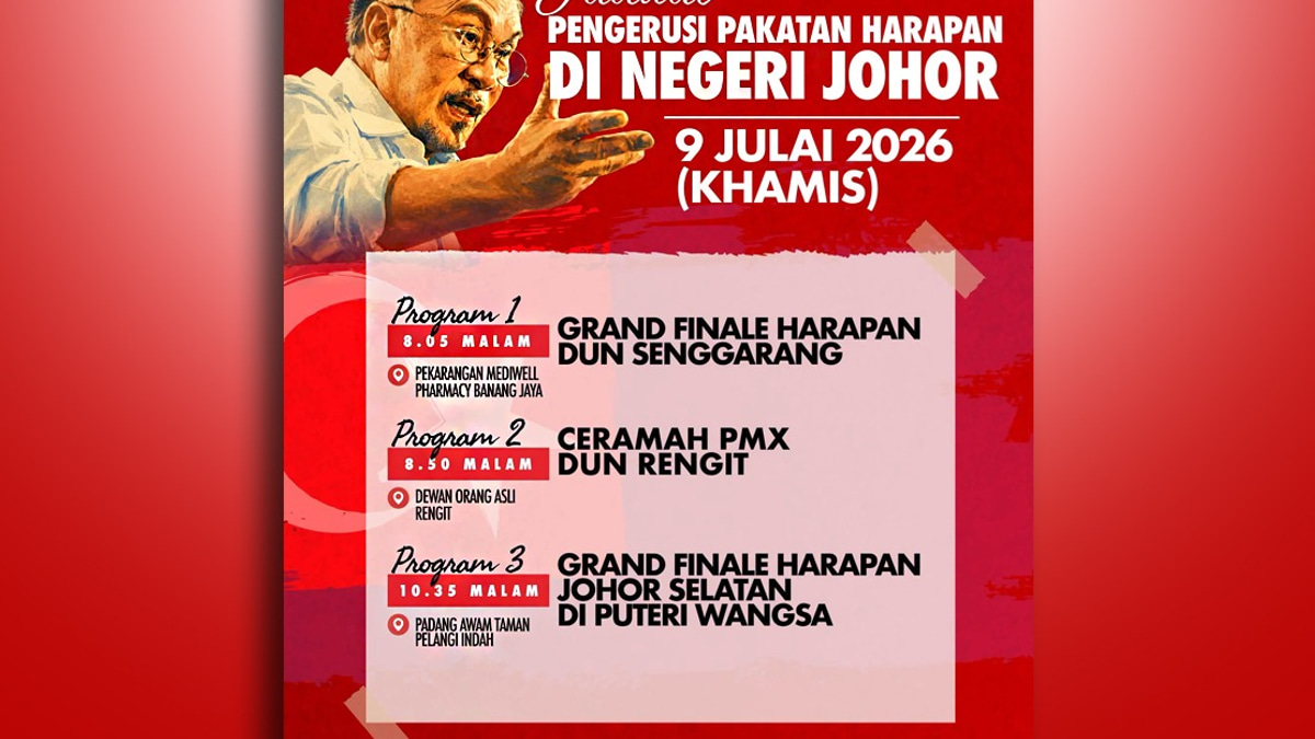 Anwar Steps Up Campaign Trail as Johor Election Enters Final Push