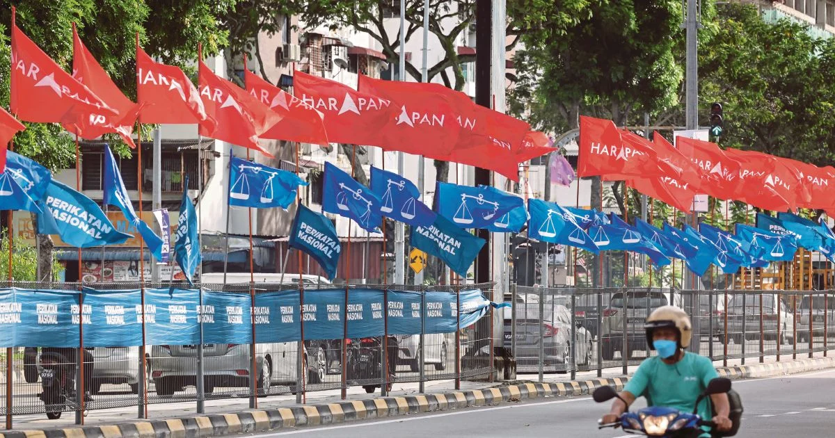 Three-way battlegrounds dominate Johor state election as BN, PH, PN converge on 33 seats
