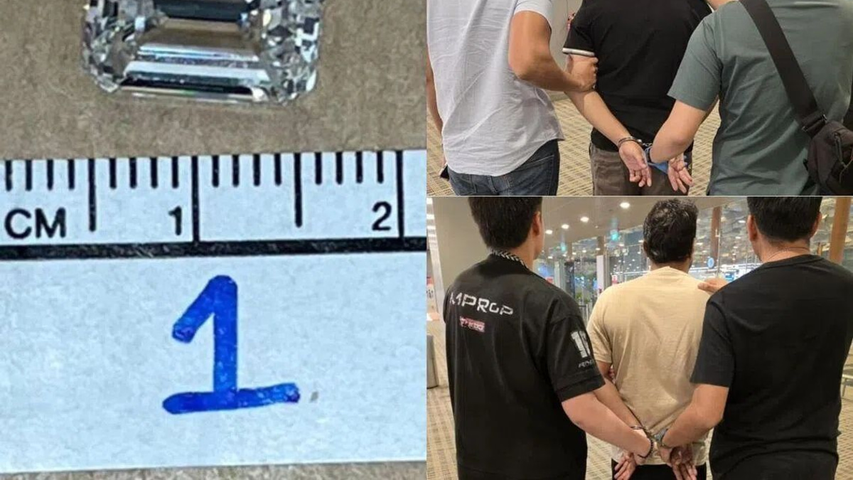 Two men arrested after stealing S$235,000 diamond from Chinatown jewellery store in swift heist