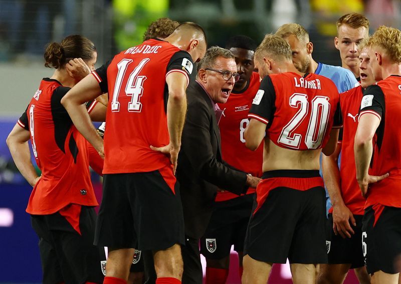 Austria's Rangnick praises World Cup minnows after nervy Jordan victory