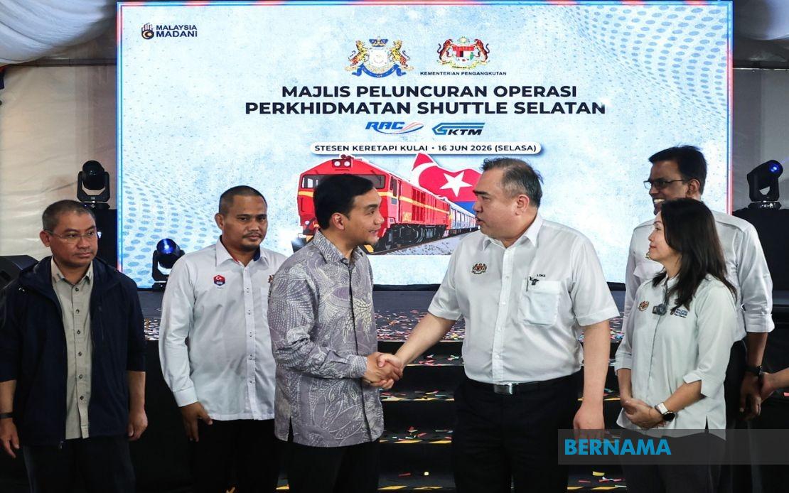 Shuttle Selatan Rail Service Launched to Connect Johor's Key Economic Hubs