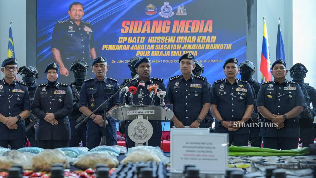 Police Foil Major Drug Trafficking Operation with Record RM135.63 Million Seizure in Cheras