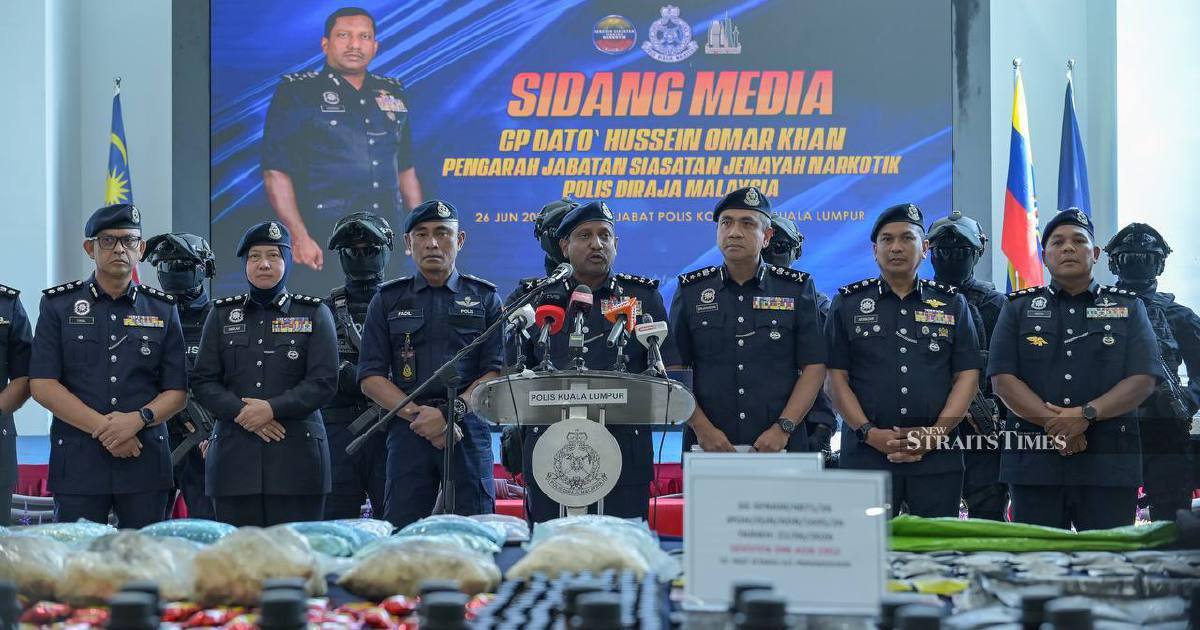 Police Foil Major Drug Trafficking Operation with Record RM135.63 Million Seizure in Cheras