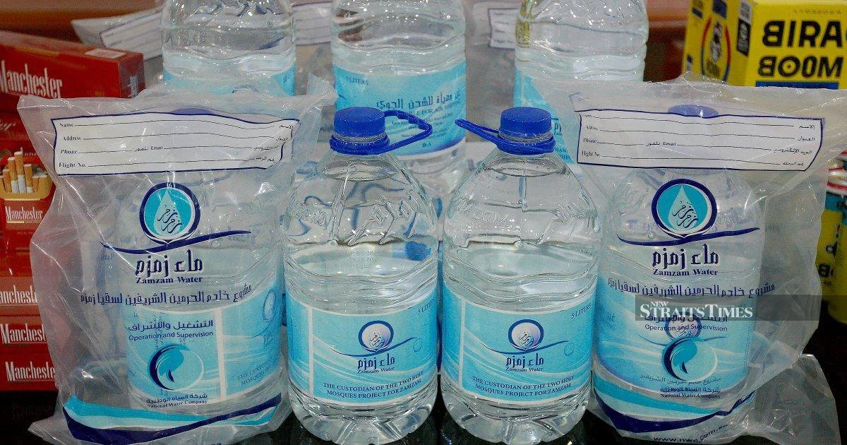 E-hailing driver fined over RM101,000 for smuggling thousands of zam-zam water bottles