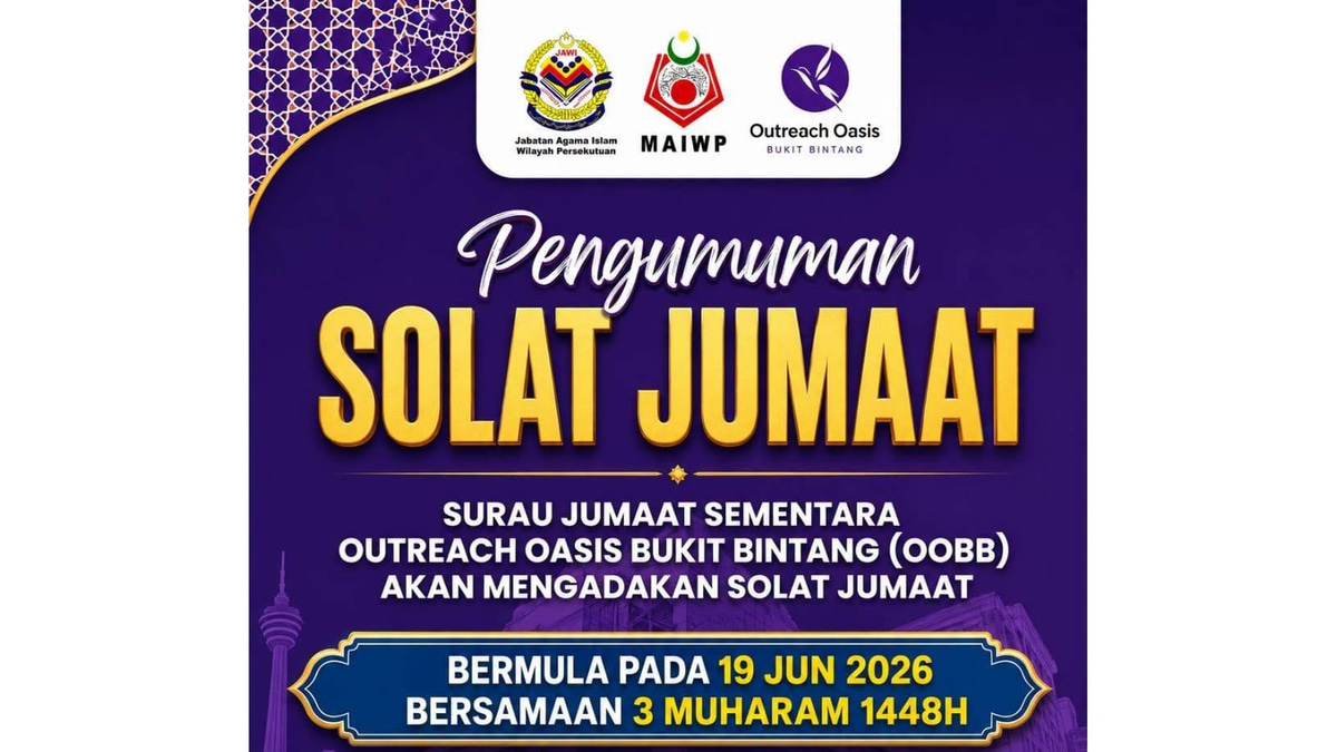 Bukit Bintang Outreach Oasis Opens for Friday Prayers Ahead of Permanent Surau