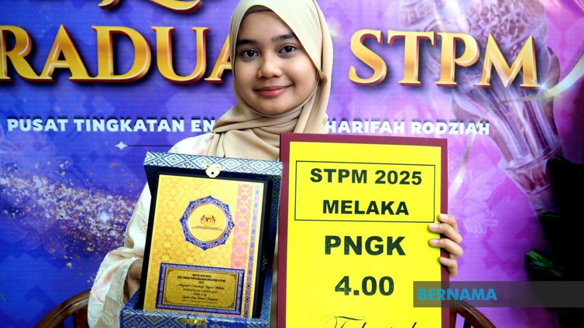 Perfect STPM Score Fulfils Late Father's Final Wish for Melaka Student