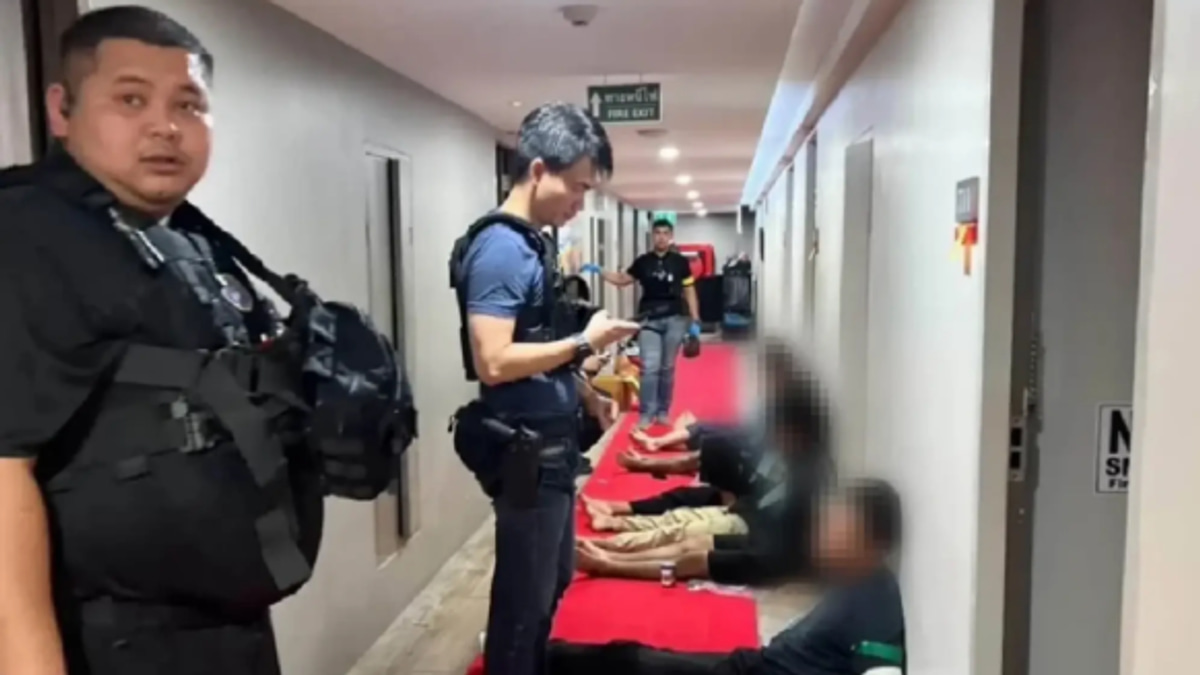 Thai police dismantle alleged Chinese-run casino and drug operation from Nonthaburi hotel