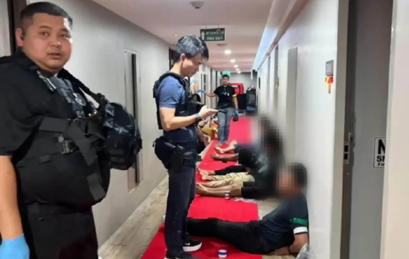 Thai police dismantle alleged Chinese-run casino and drug operation from Nonthaburi hotel