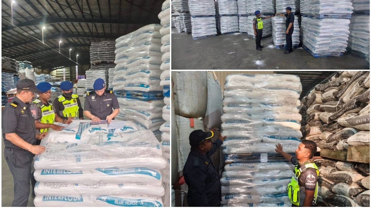 Kedah authorities seize 53 tonnes of flour in animal feed factory raid
