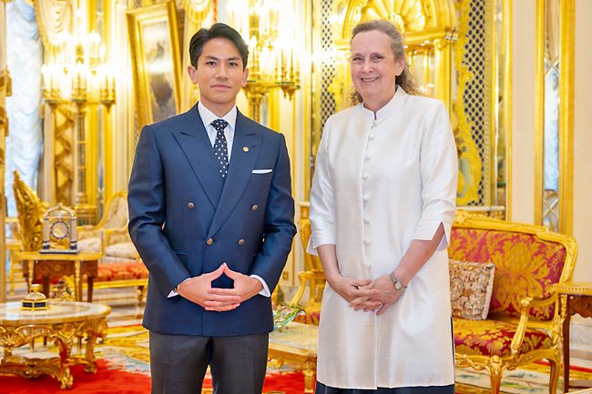 Prince Mateen Bids Farewell to US Ambassador McClelland