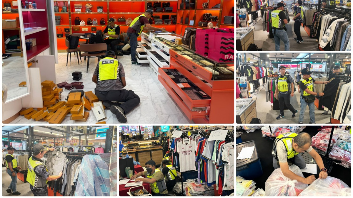 KPDN Seizes RM600,000 In Counterfeit Goods Across Johor Bahru Locations
