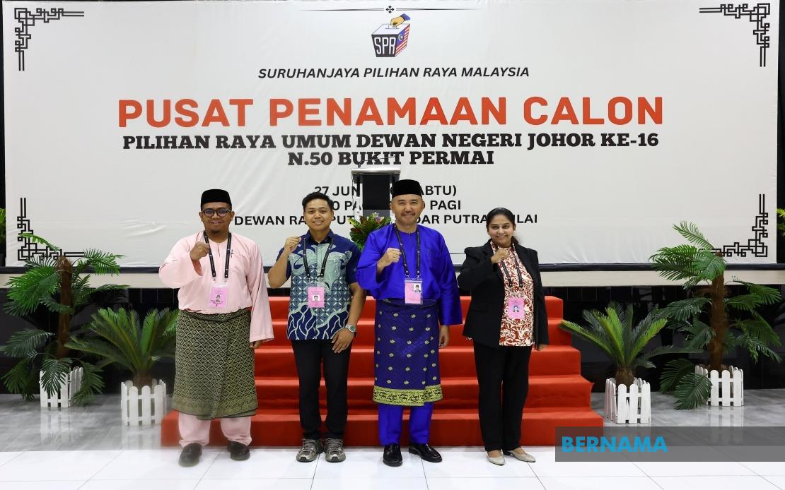 Bukit Permai Three-Way Challenge to BN's Jafni in Johor Election