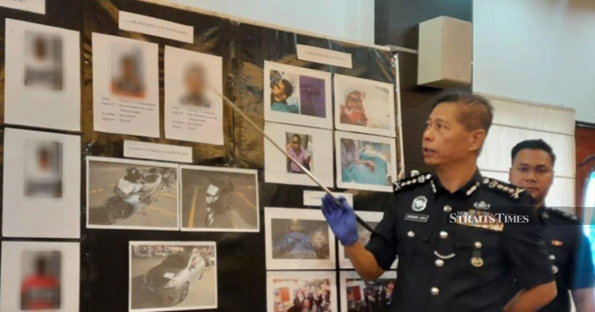 Six arrested after parang attack at Jelutong temple leaves two men wounded
