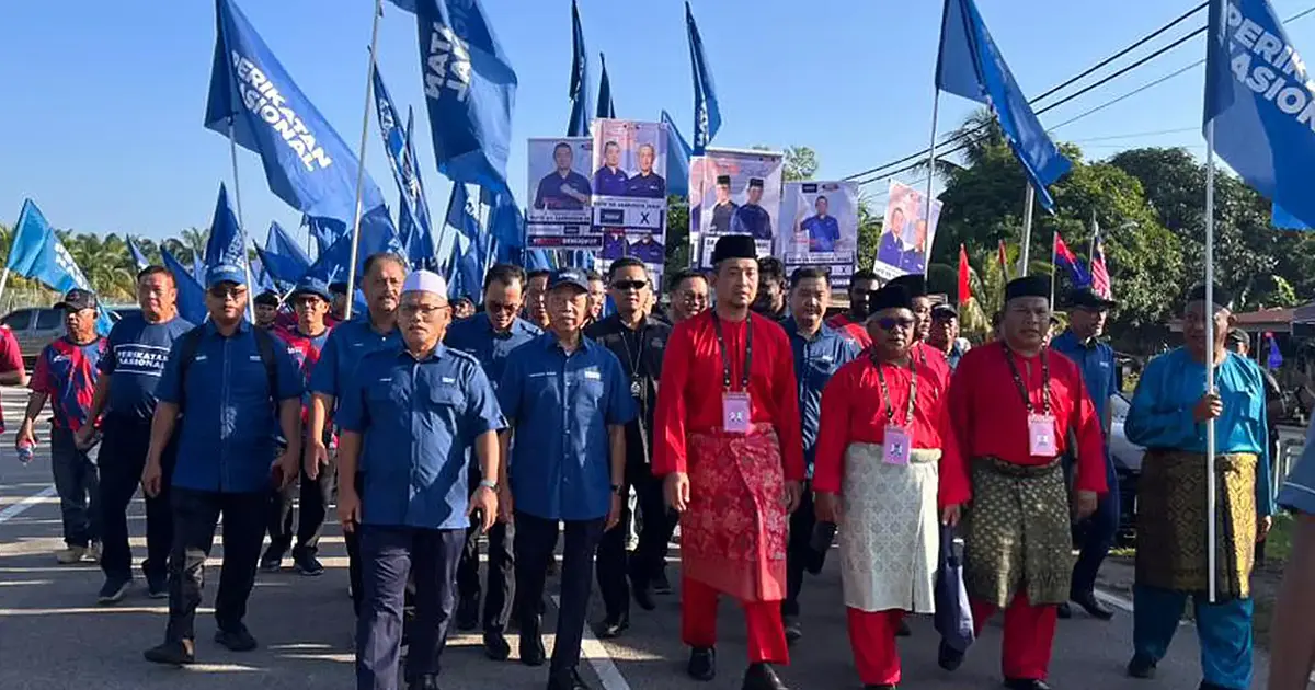Muhyiddin Rallies Support for Bersatu's Bukit Kepong Candidate