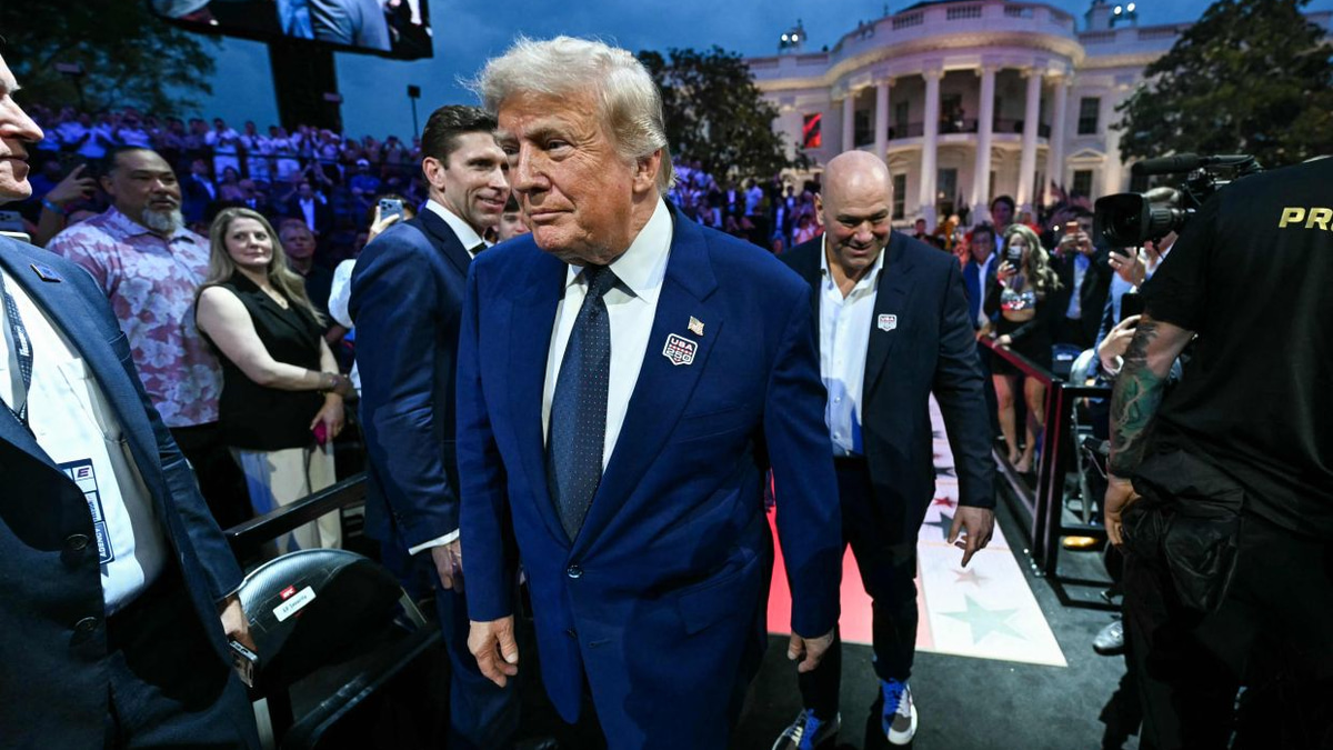 Trump Hosts UFC Extravaganza at White House for 80th Birthday Celebration