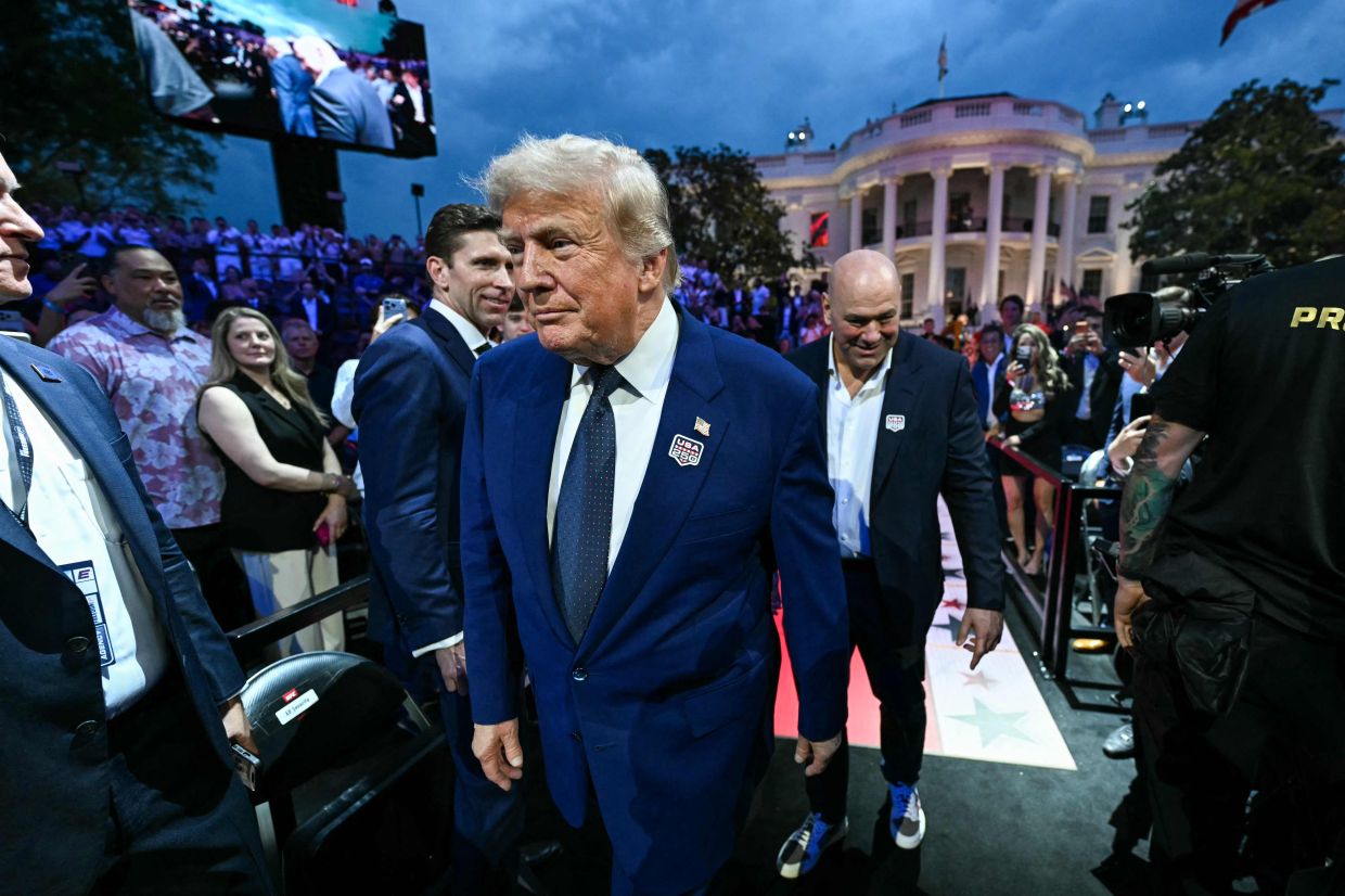 Trump Hosts UFC Extravaganza at White House for 80th Birthday Celebration