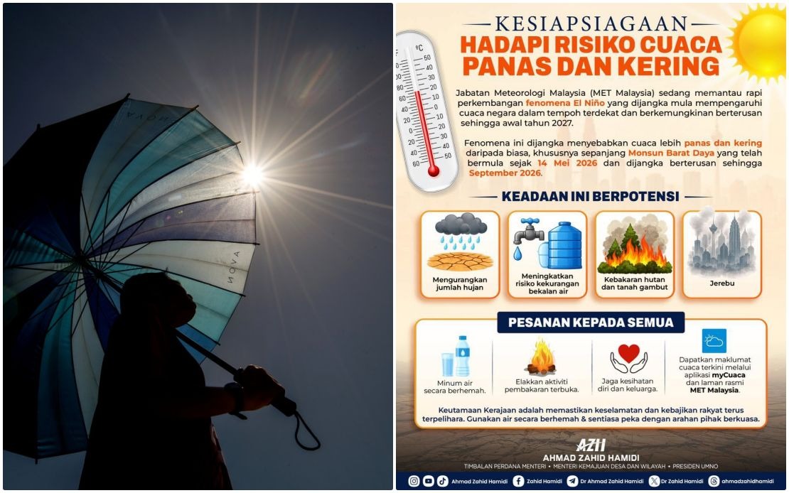 Malaysia Braces for Extended El Niño Impact Through Early 2027, Says Ahmad Zahid