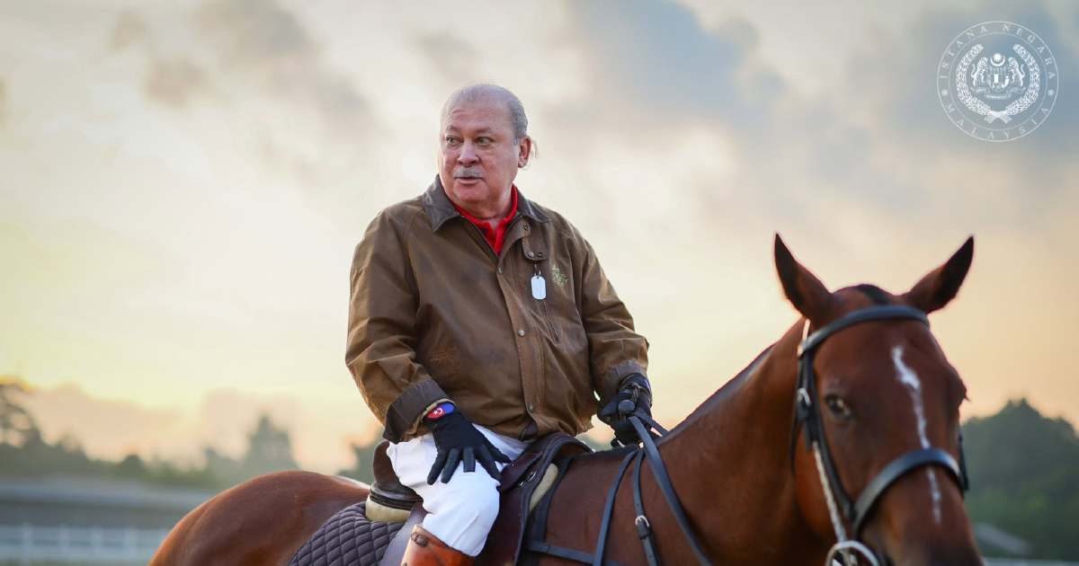 King Ibrahim Continues Morning Horse Riding Regimen in Johor